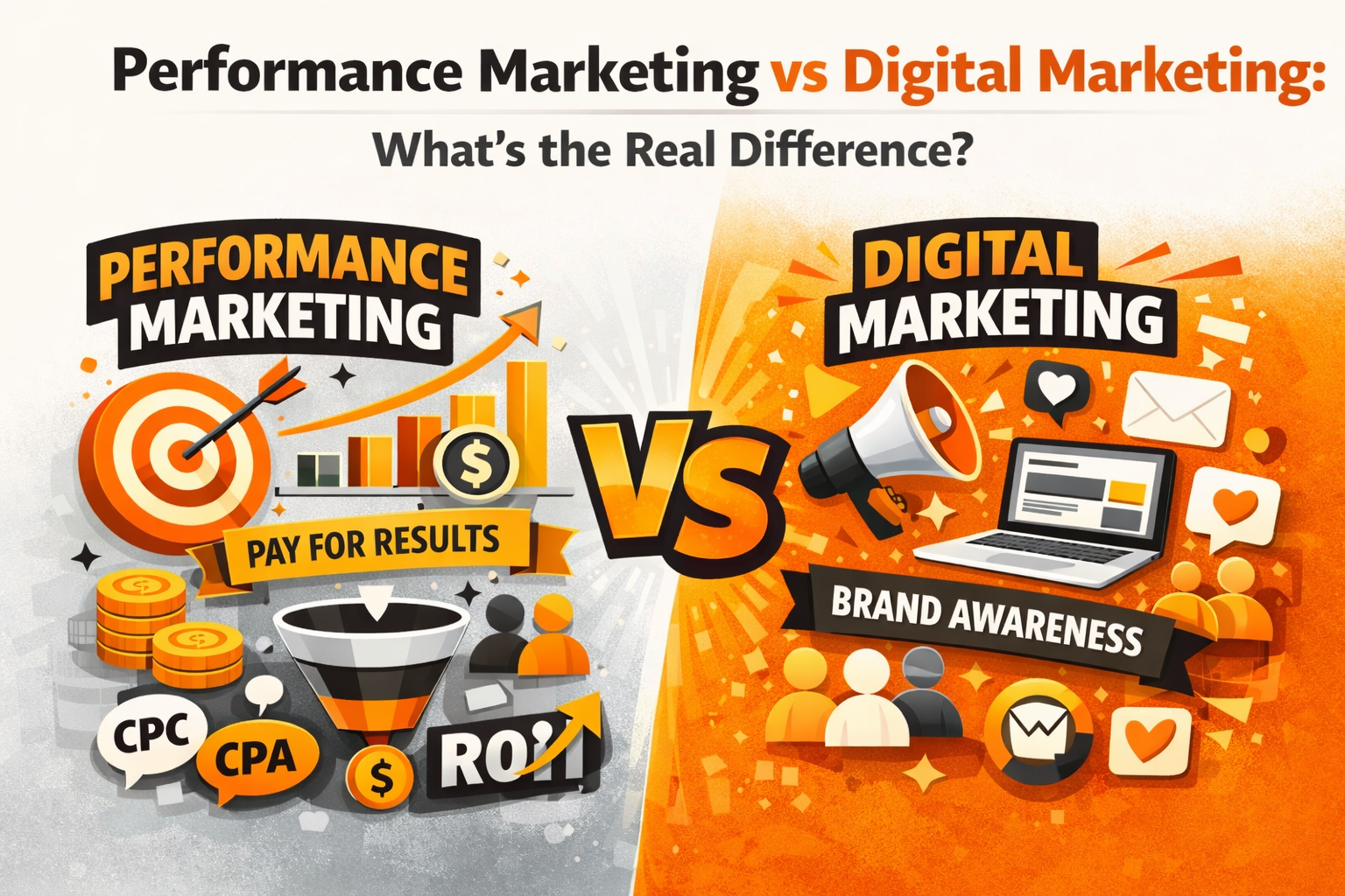 Performance Marketing vs Digital Marketing