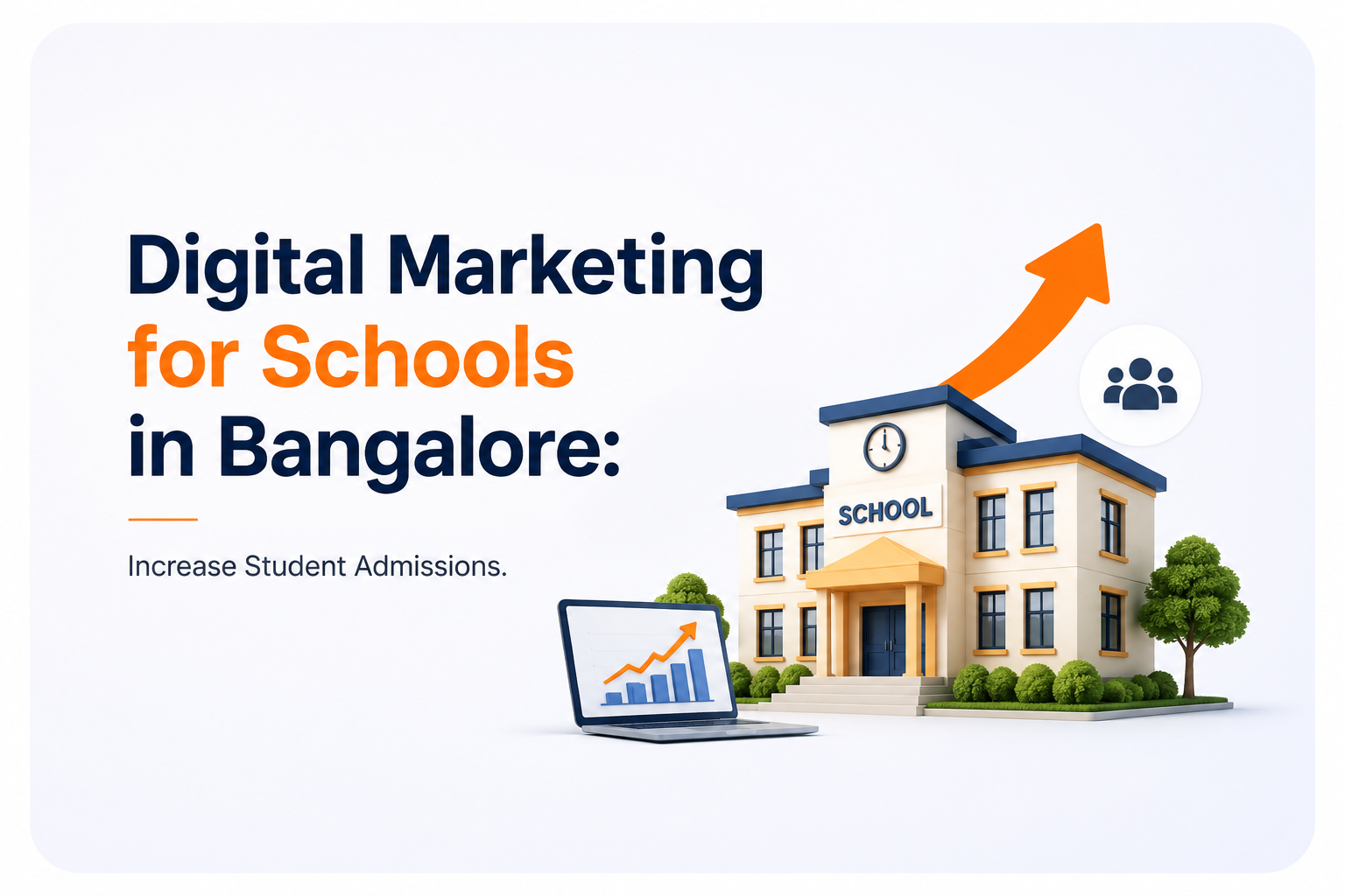 digital marketing for schools image